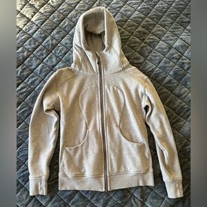 Lululemon Scuba Hoodie Heather Grey Size 6